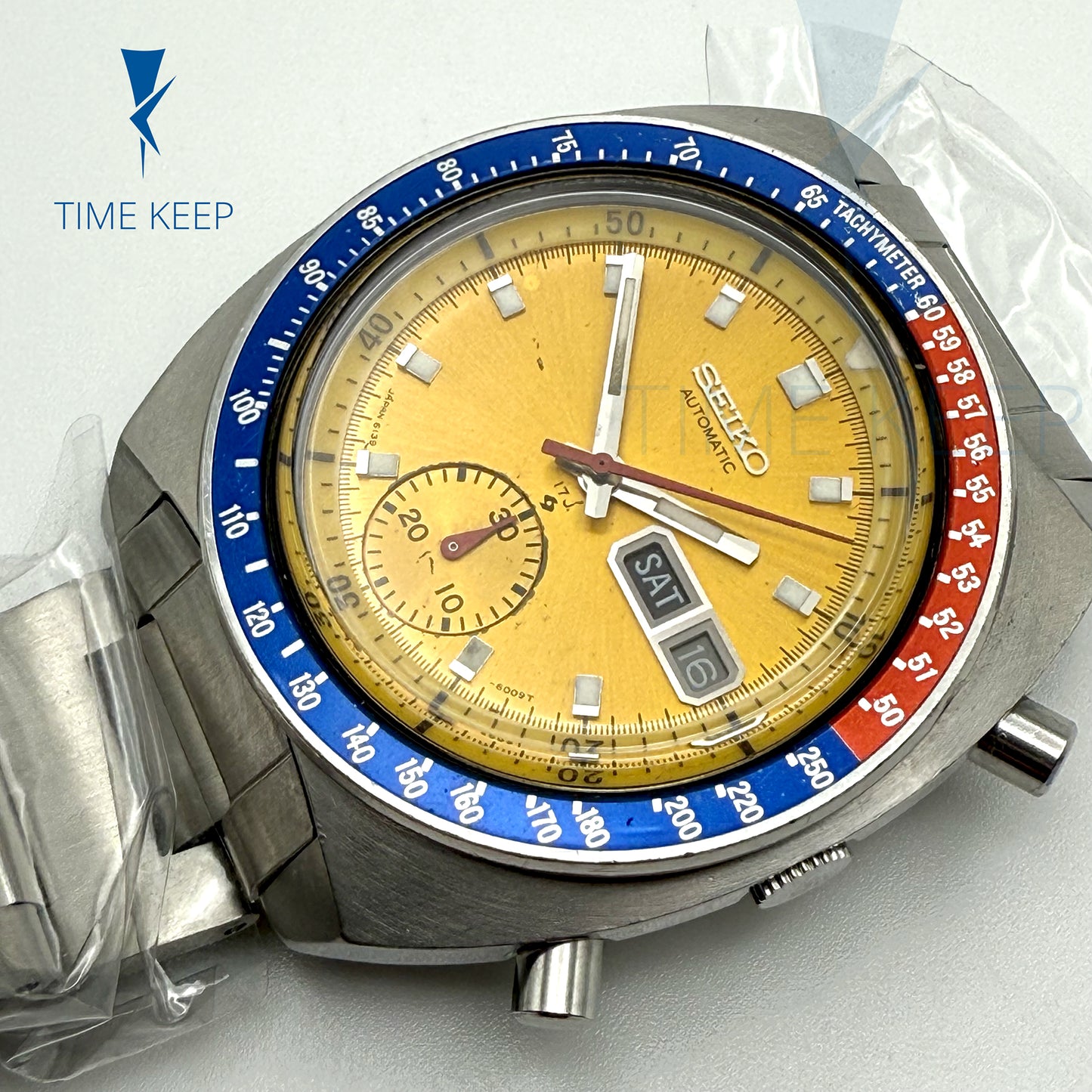 Vintage Seiko "Pogue" 6139-6005 Chronograph Day-Date