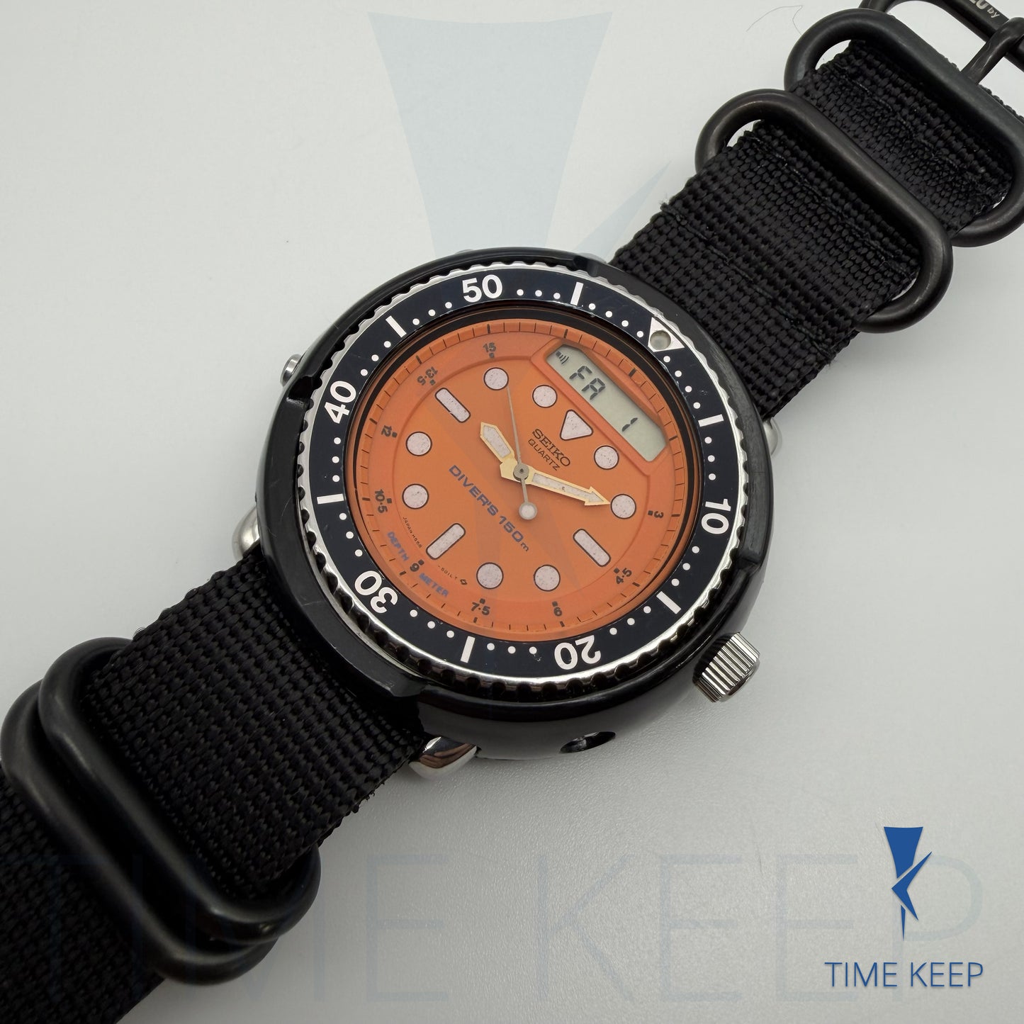 Vintage 1984 Seiko Arnie H558-500A Digital Analog Watch