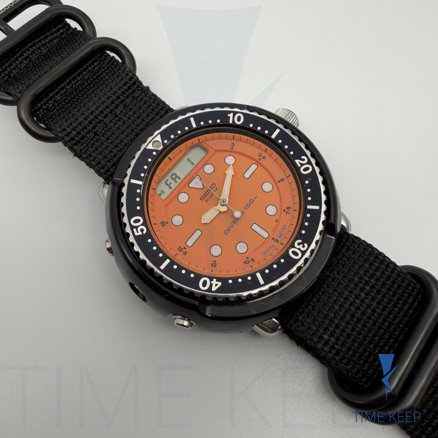 Vintage 1984 Seiko Arnie H558-500A Digital Analog Watch