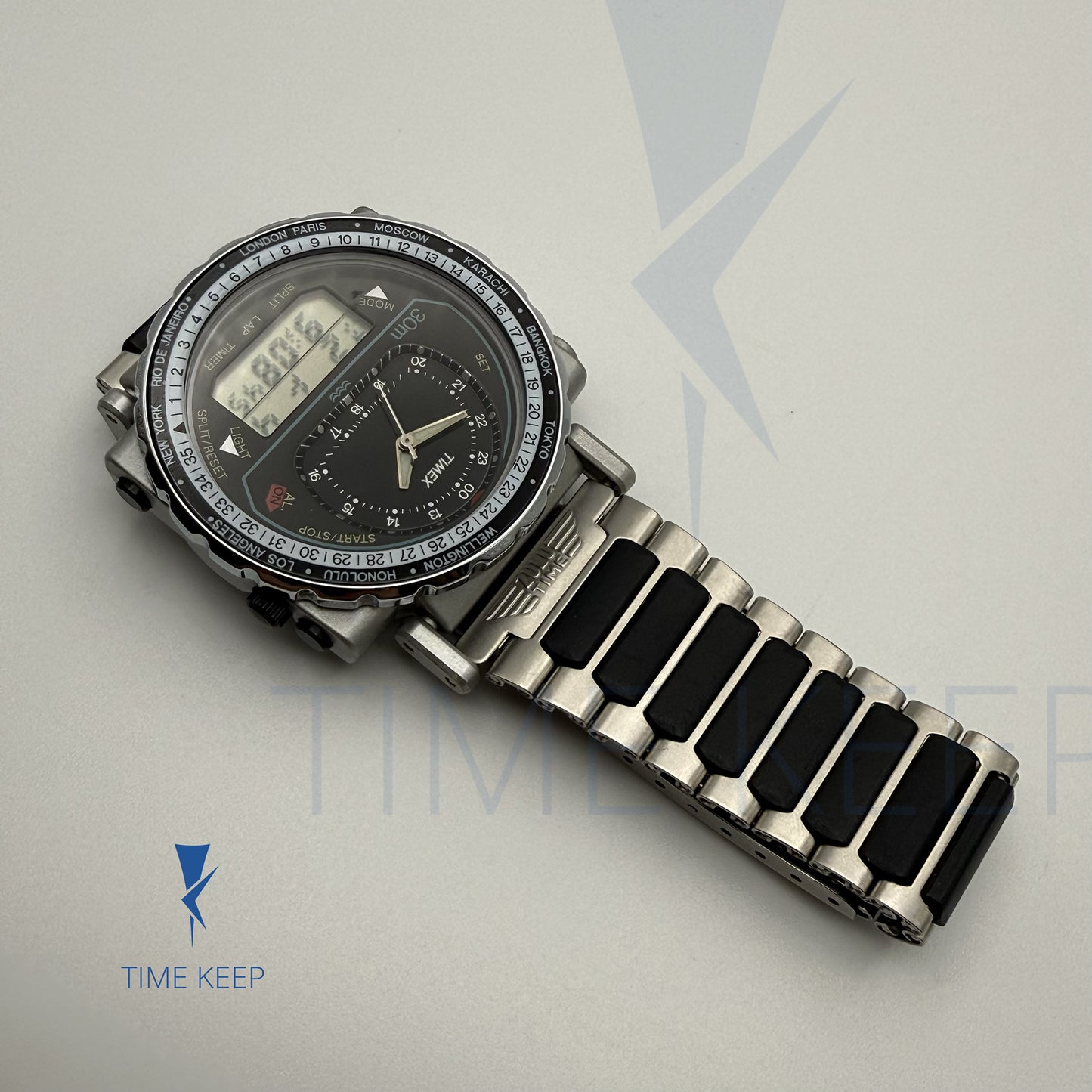 Timex Zulu Time Analog Digital Quartz Watch