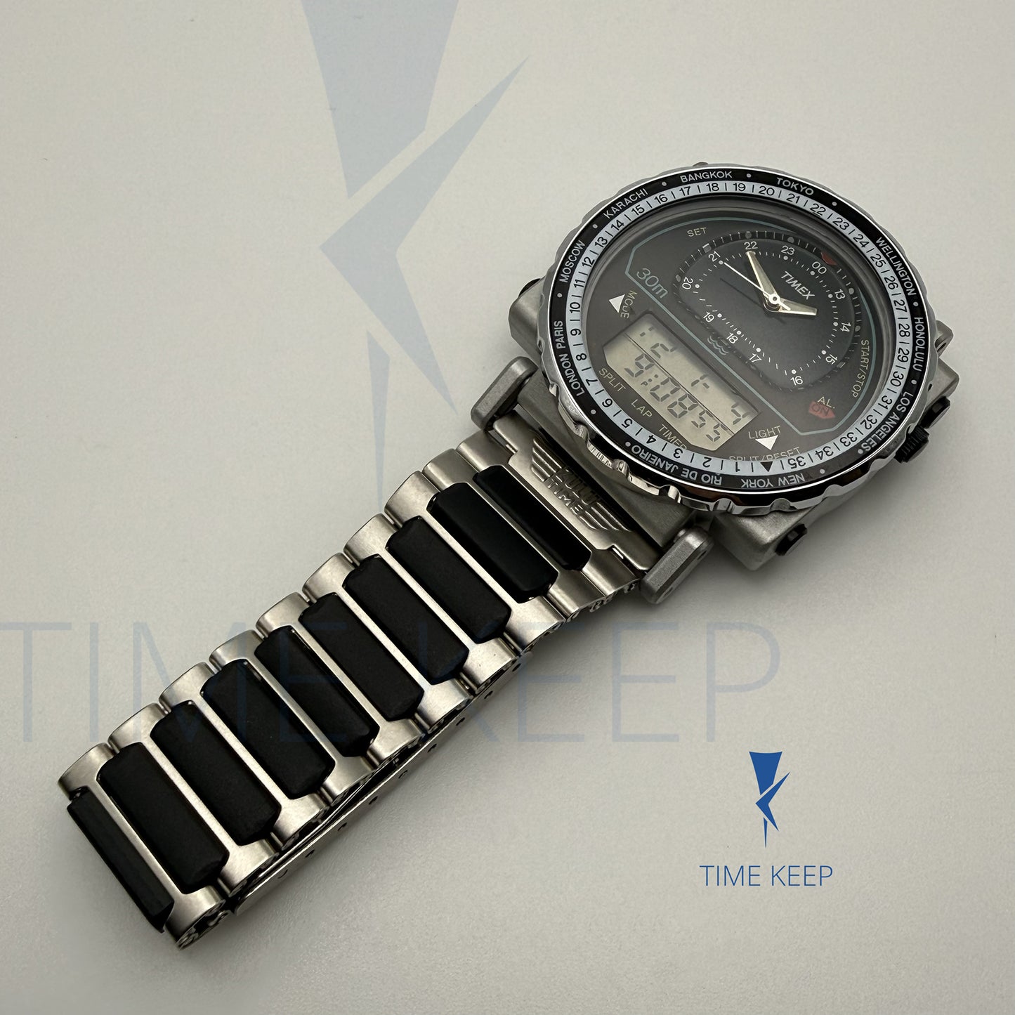 Timex Zulu Time Analog Digital Quartz Watch
