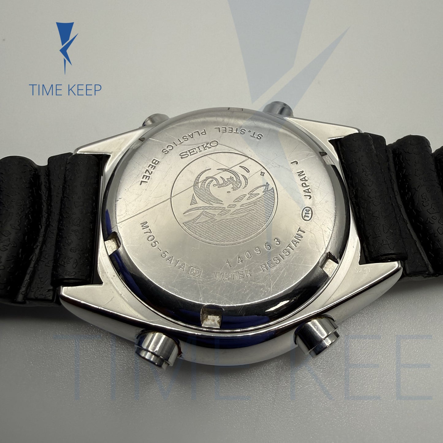 Vintage Seiko Scuba Diver's 200m Digital Men's Watch M705-5A1A