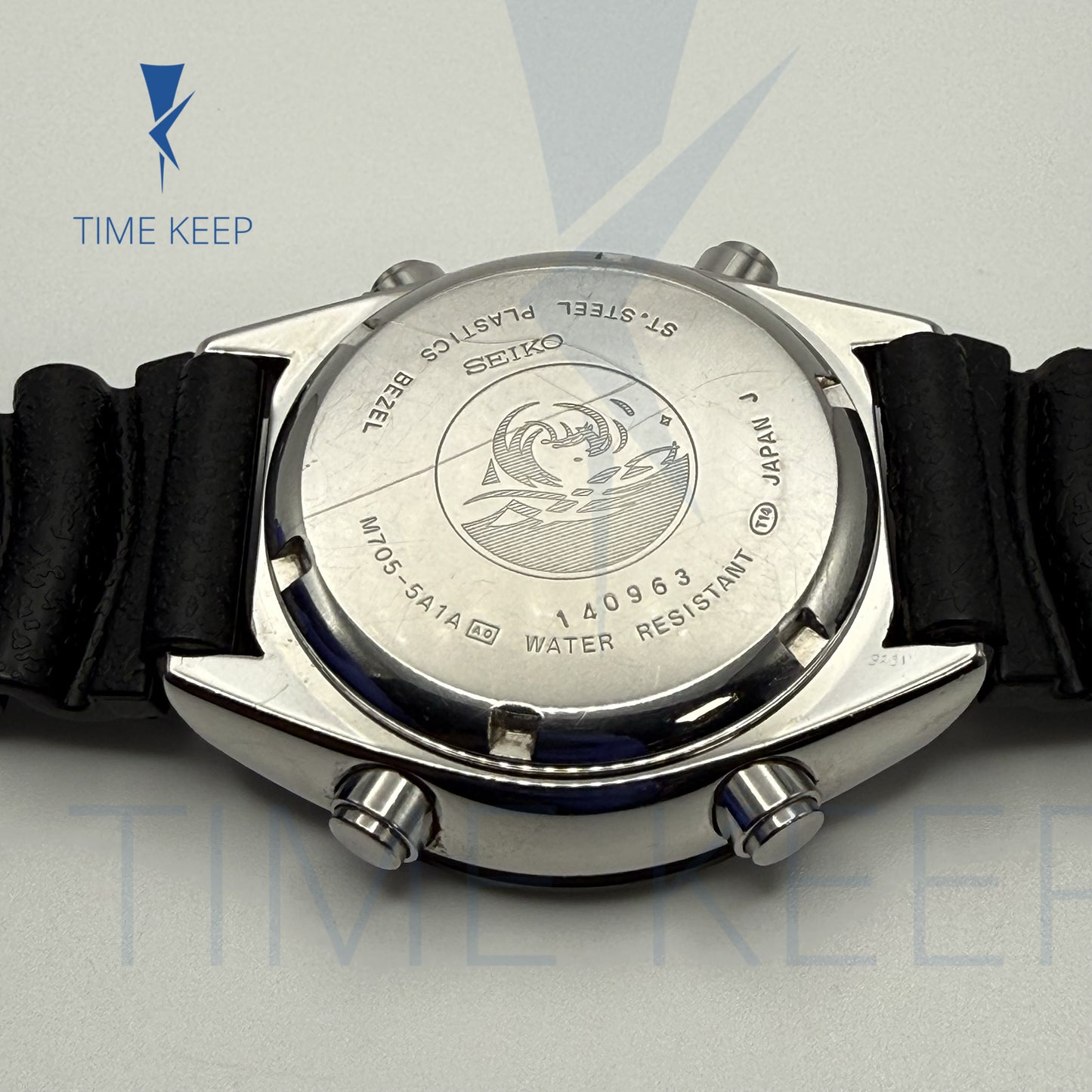 Vintage Seiko Scuba Diver's 200m Digital Men's Watch M705-5A1A